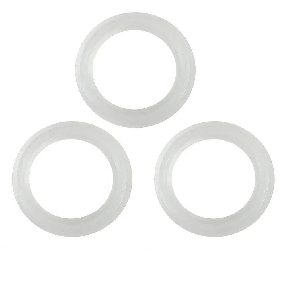 10pcs Sanitary Tri Clamp Silicone Gaskets ID35MM OD50.5MM Welding Ferrule Sealing Gasket Ring Silicone Gaskets Replace