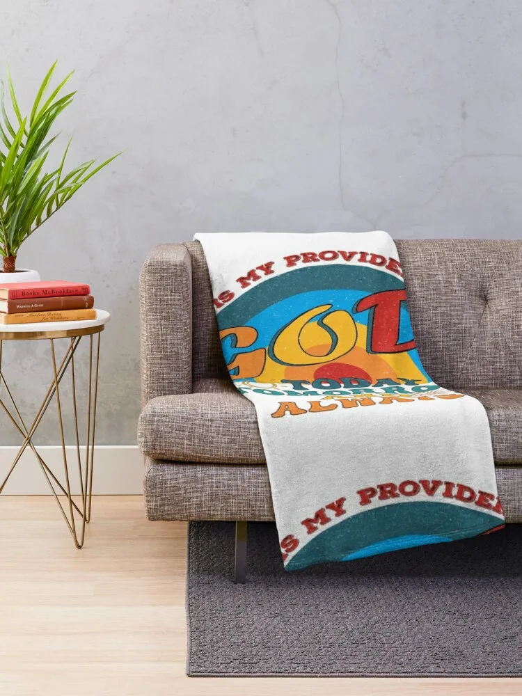 God is my provider Throw Blanket for winter Tourist Blankets