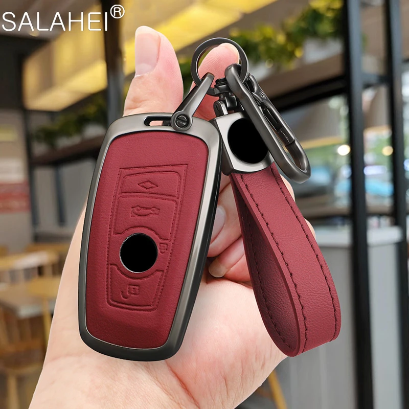 Car Remote Key Case Cover Shell Fob For BMW X3 X5 X6 F30 F34 F10 F20 G20 G30 G01 G02 G05 F15 F16 1 3 5 7 Series Auto Accessories