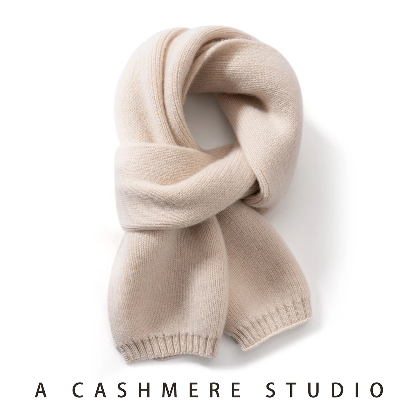 100% Cashmere Women Scarves Lady Winter Thicken Warm Soft Pashmina Shawls Wraps Female Pure Color Knitted Long Scarf for Girl