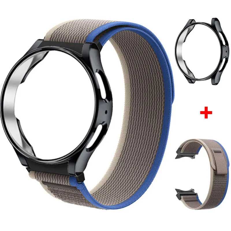 20mm Band For Samsung Galaxy Watch 4/5 Strap 40mm 44mm 5 Pro 45mm Nylon Trail Loop Bracelet Galaxy Watch 4 classic 42mm 46mm