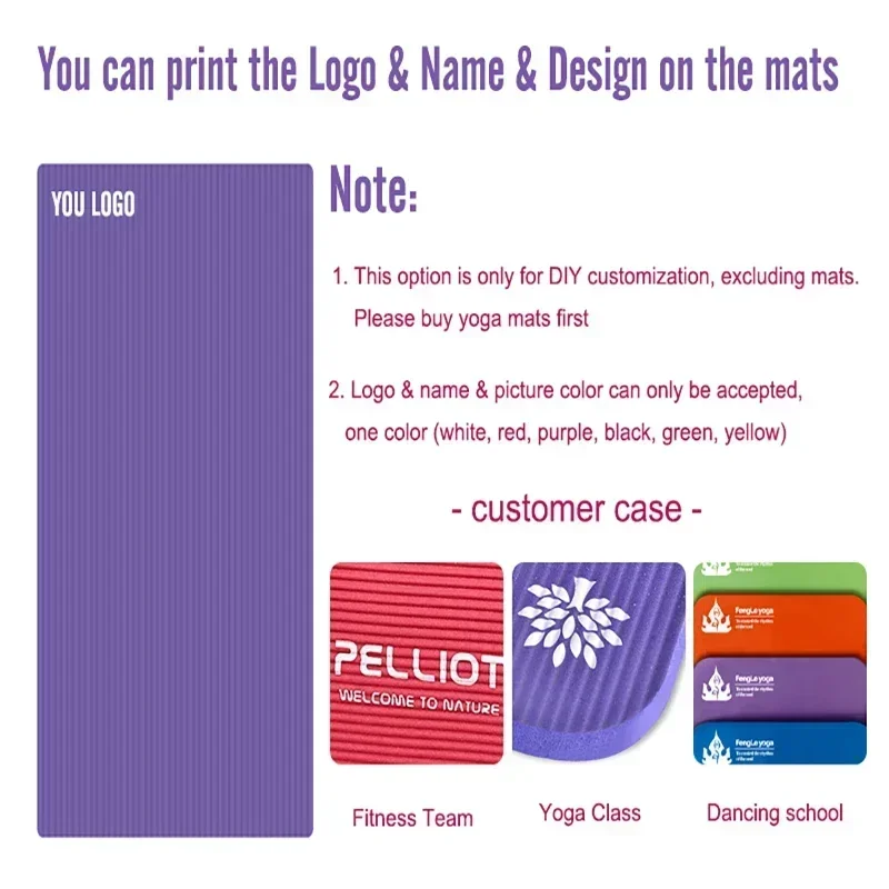 NBR 미끄럼 방지 두꺼운 요가 매트, 가정용 체육관 담요, 스포츠 건강 무게추 감량 피트니스 매트, 여성용 운동 패드, 15mm