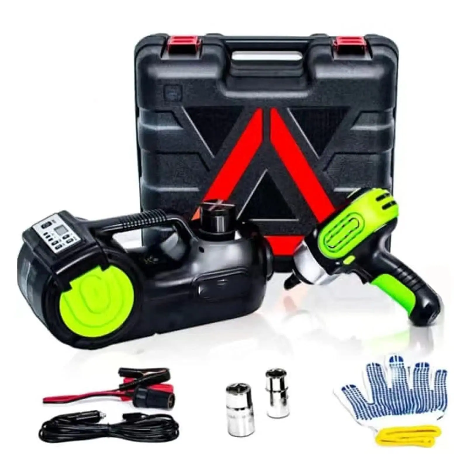 YYHC-12V 5T Car Jack Electric Lifting Jack With Tire Repair Wrench Impact Mechanical Tool  Electric Car Jack Kit
