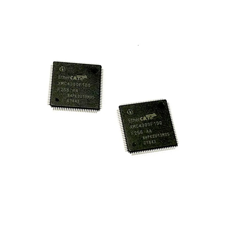 XMC4300-F100F256 AA (2pieces) LQFP-100 MCU 32-Bit XMC4000 ARM Cortex M4 RISC 256KB Flash 100-Pin LQFP ,Original In Stock