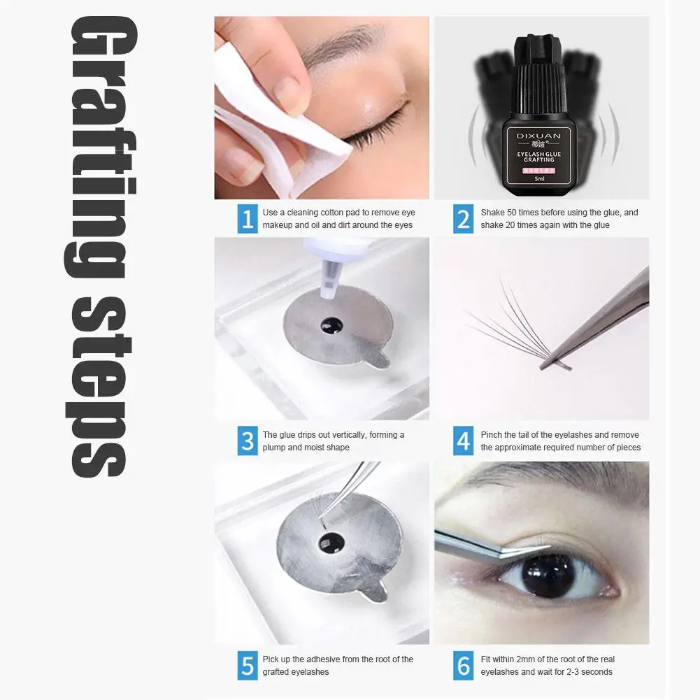 Waterproof Eyelash Extension Glue For Beginners Tasteless Open Eyes Eyelash Extension Glue Glue For Beauty Eyelash Quick Dr Z7D8