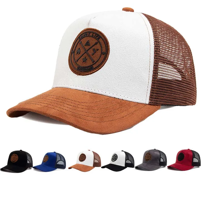 Hot selling high quality Mesh Baseball Cap uni Fashion Casual Breathable Letter Icon Hip Hop Trucker Cap Outdoor Sport DadHat