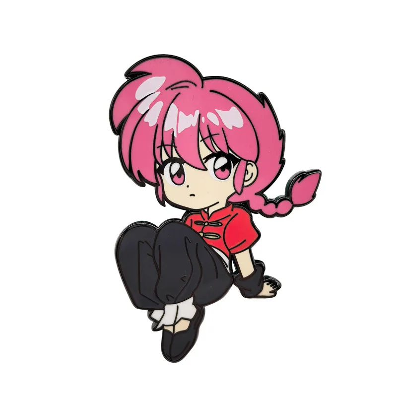Ranma ½ Metal Badge Anime Peripheral Ranma Brooch Pins Clothing Accessories