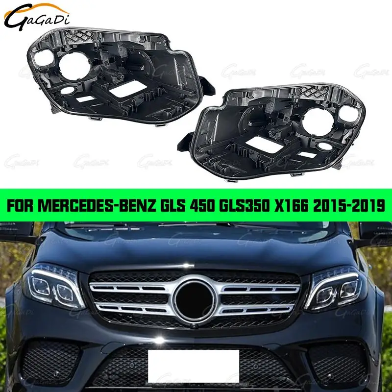 

GaGaDi Car Headlight Housing Shell Base Plastic House Replace Original Headlamp Base For Benz GLS500 GLS350 X166 2015-2019