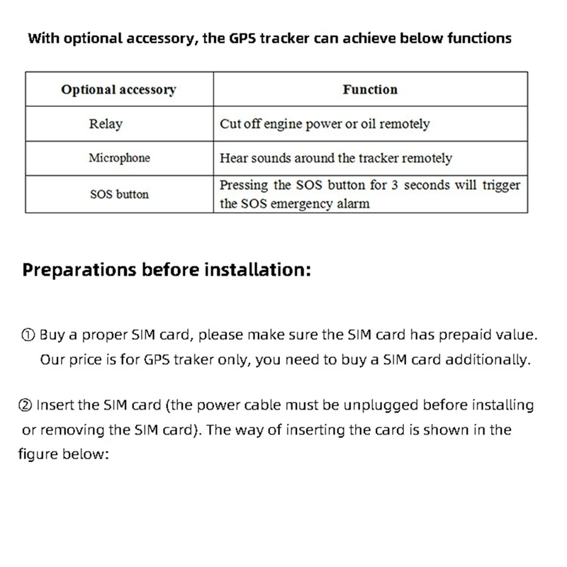 HFES 4G Car GPS Tracker Real Time Anti-Lost Locator Positioner With Emergency SOS Alarm Remote Control Bike Motorcycle