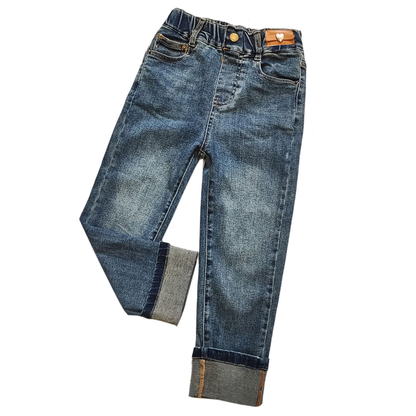 5026 6-13 years kids jeans girls jeans soft denim for spring fall