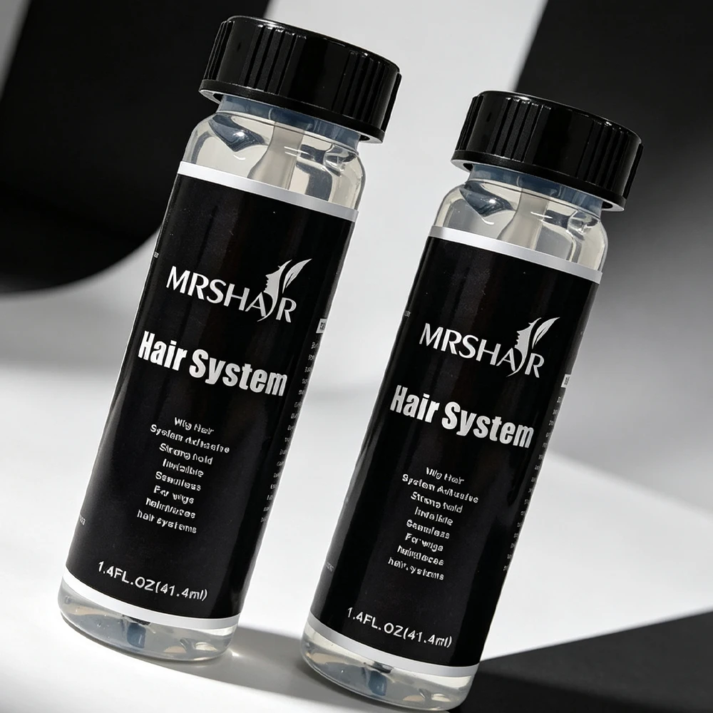 Strong Hold Hair System Lace Wig Glue 3.4/1.4/0.5Fl.oz invisible&seamless Adhesives Set Kit for Lace Wigs Toupee Closure 1/2PCS