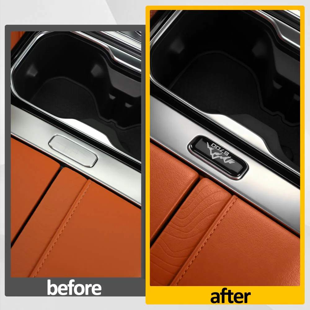 Handrail Box Switch Button Sticker for Chery