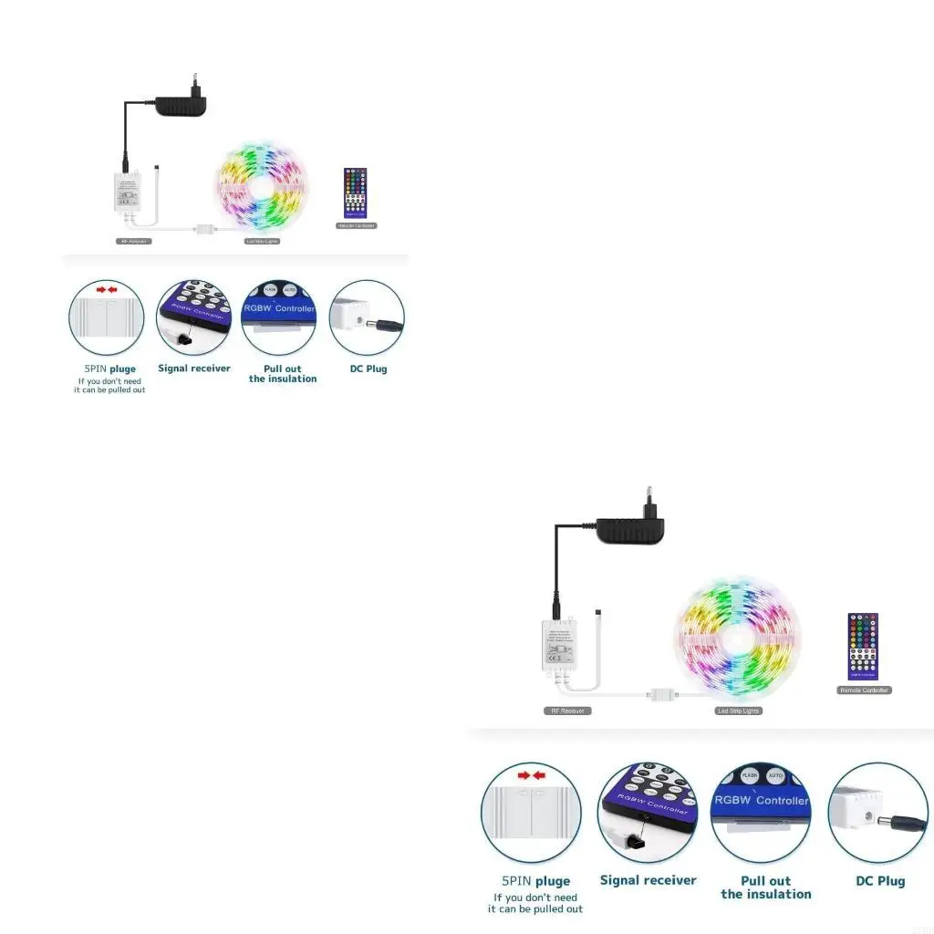 40 Mini Receiver Remote Controller for 5050/3528 RGB/RGBW LED Strip Light