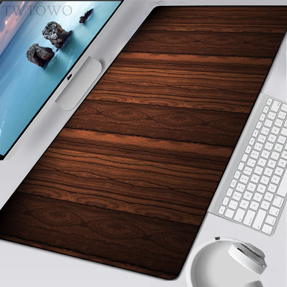 Wood Grain Textures Mouse Pad Gamer New Computer Custom Mouse Mat keyboard pad Gamer Carpet Office Anti-slip Mice Pad