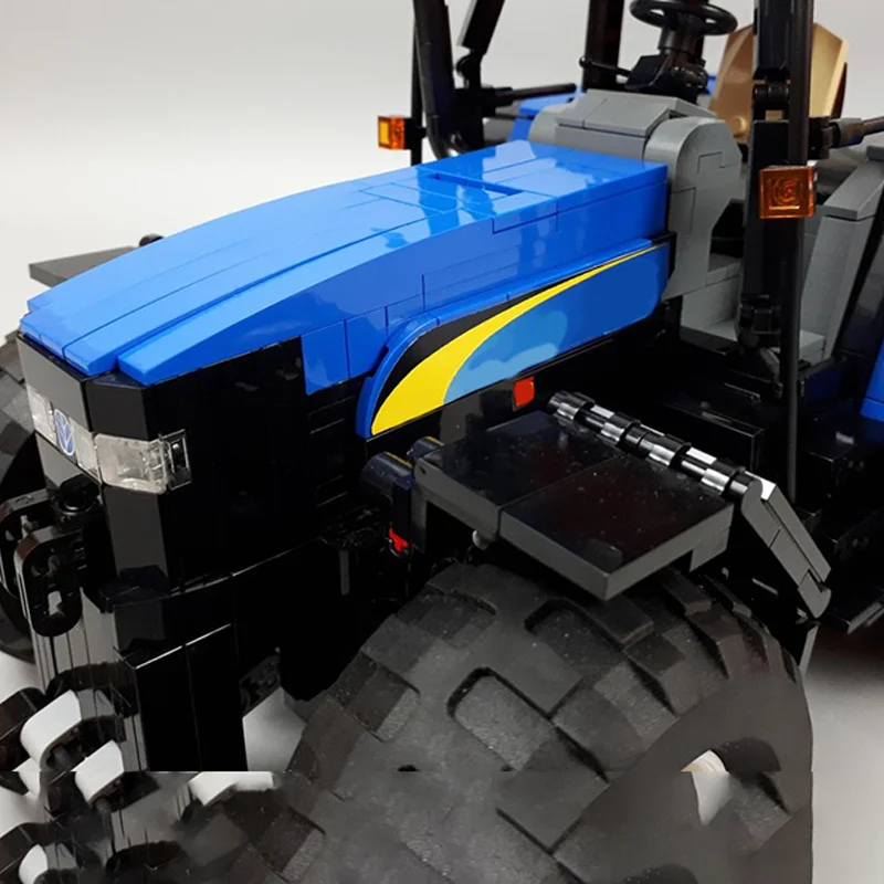 1150 SZTUK Popularny Model Traktora Rolniczego TM 140, Modułowe Klocki Konstrukcyjne, Zabawki do Składania dla Dzieci, Prezent na Festiwal, Niespodzianka, Prezent Urodzinowy
