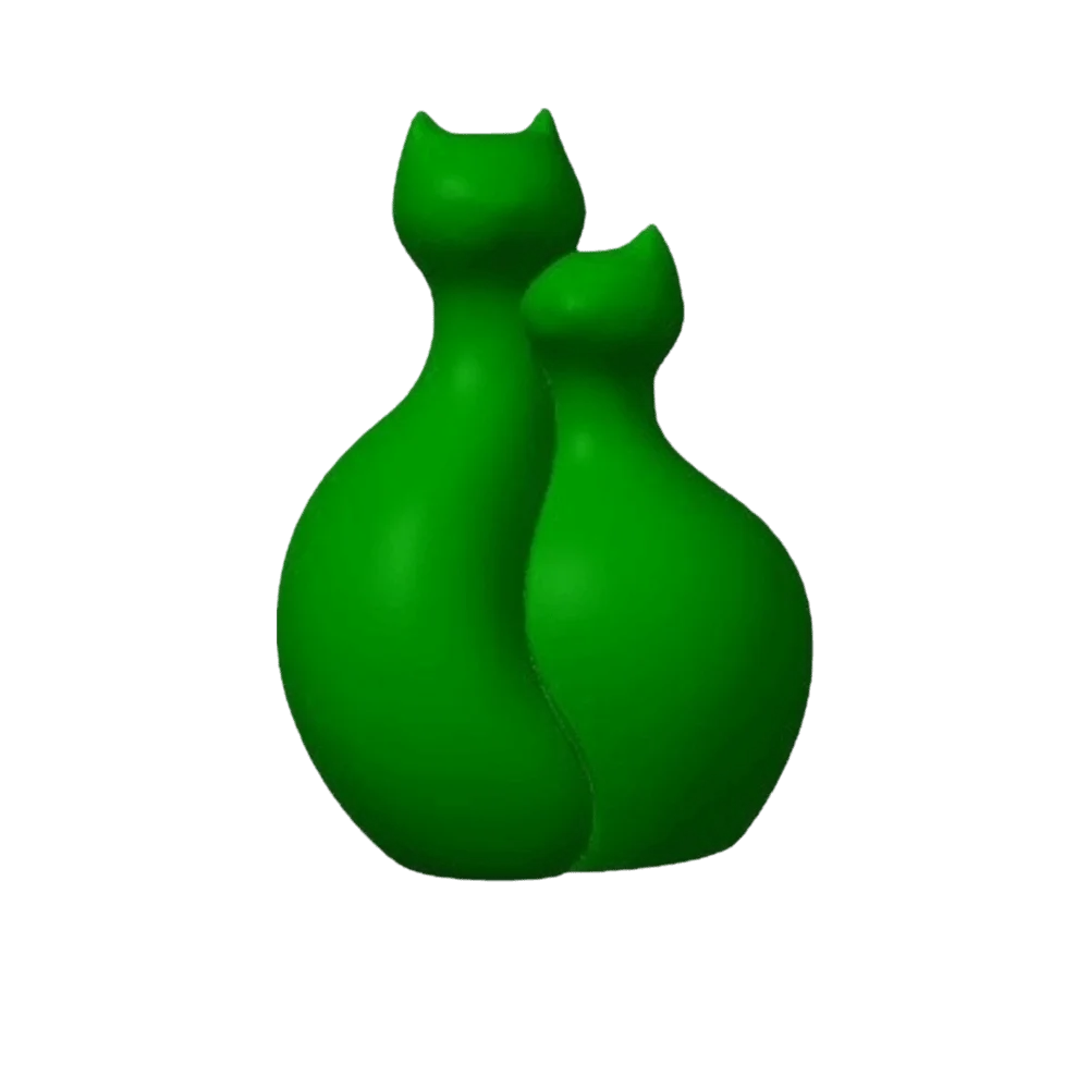 Gifts Funny Cat Hugging Vase Sculpture 3D Printed Home Decoration Desktop Ornaments Makeup Brush Holder Desktop Display