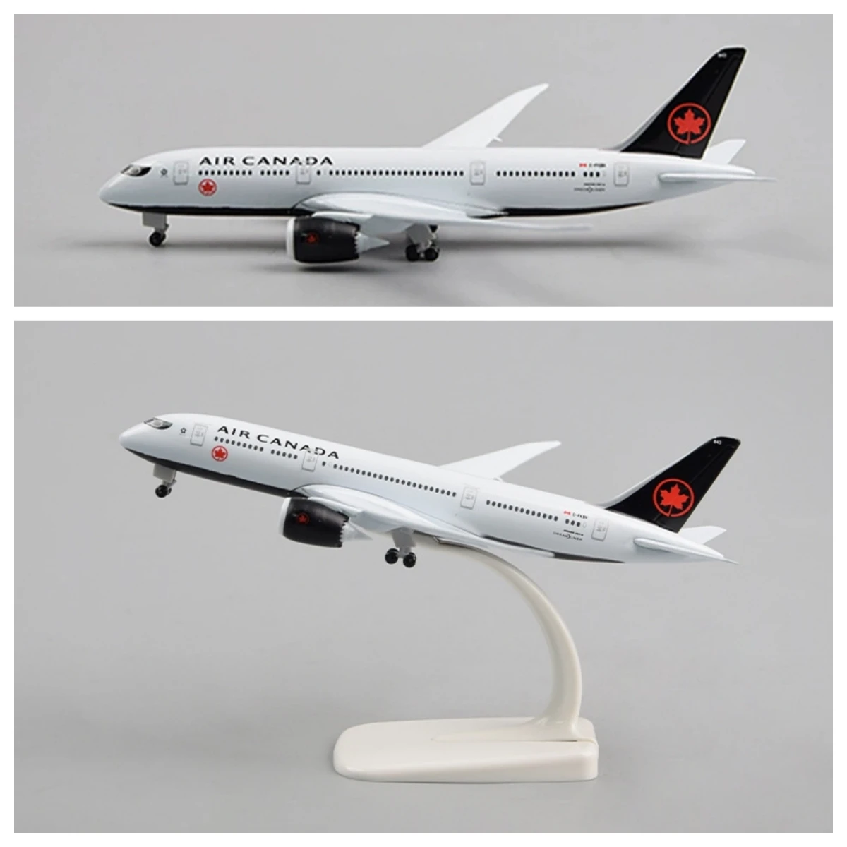 Scale 1/400 20cm Canada B787 Airlines Model Aircraft 787 Dreamliner Alloy Metal Model Aircraft For Home Decor Collected