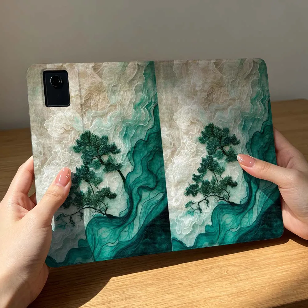 Blue Waterfall Mountain Fashion For Xiaomi Poco Redmi Pad 8 2 4 5 6 6S 7 7S SE Pro 14 11 11.2 12.1 12.5 Inch Tablet Case