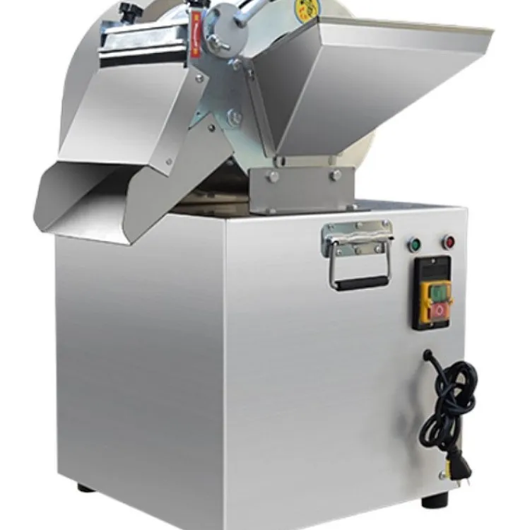 Commercial electric vegetable cutter, automatic household slicer, efficient cutting of sweet potatoes and fruits