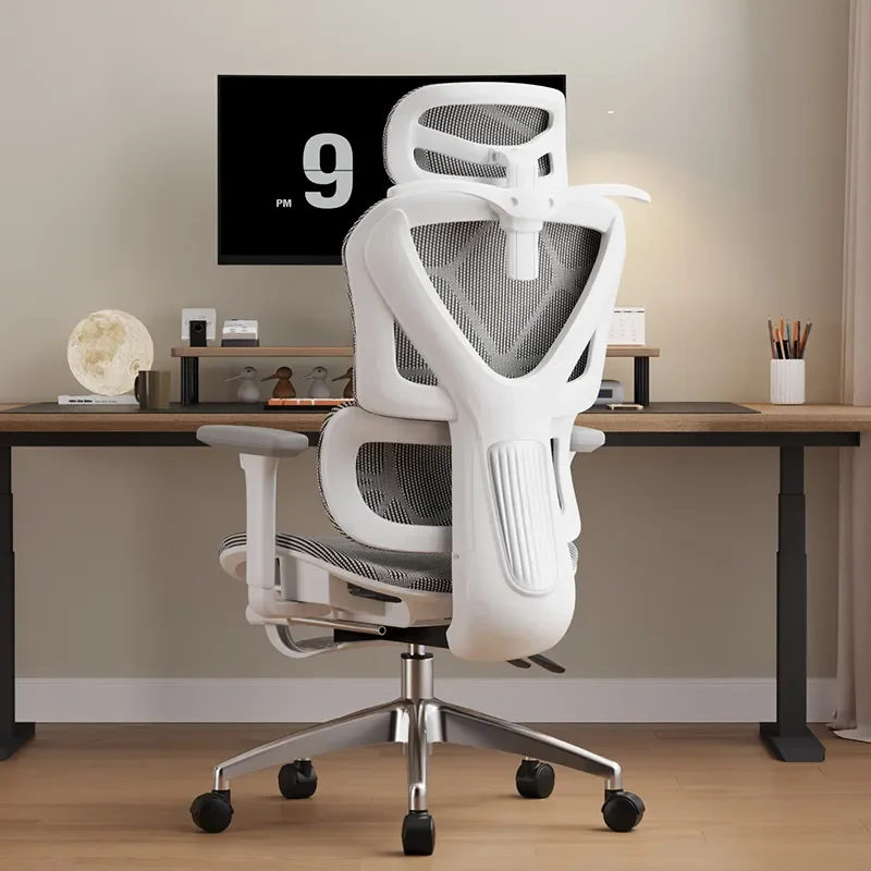 Ergonomic Computer Chair E-sports Gaming Seat with Lumbar Support Reclining Hollow Backrest Office Chair Home Delivery