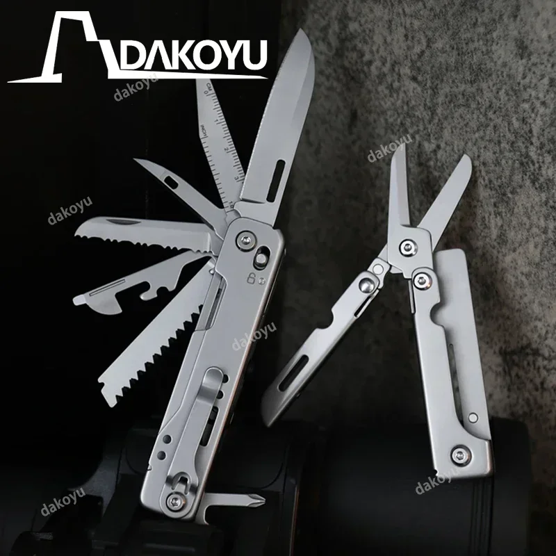 DAKOYU Outdoor Multifunctional Folding Multifunctional Tools Camping Equipment Portable EDC Detachable Large Scissors