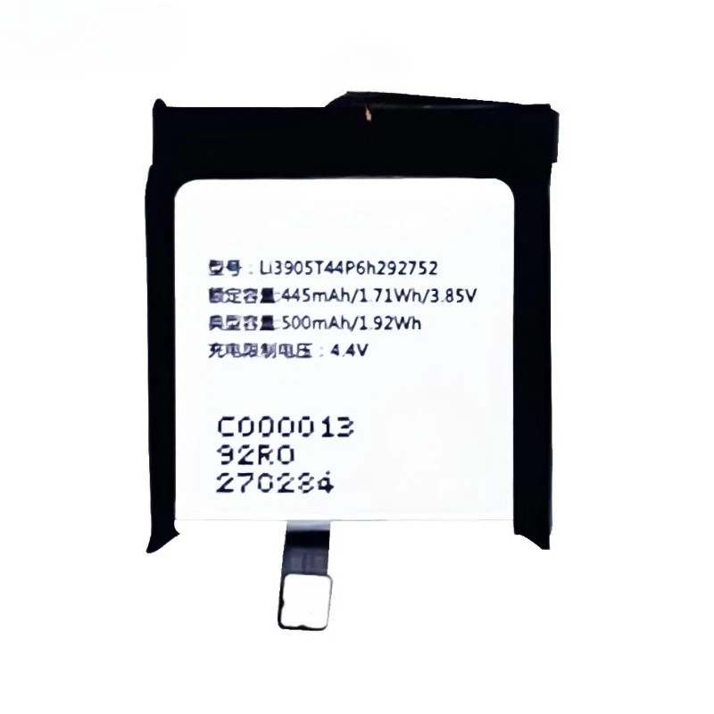 New High quality replaceable Li3905T44P6h292752 Replacement Battery For Nubia Alpha SW1002 Watch 500mAh