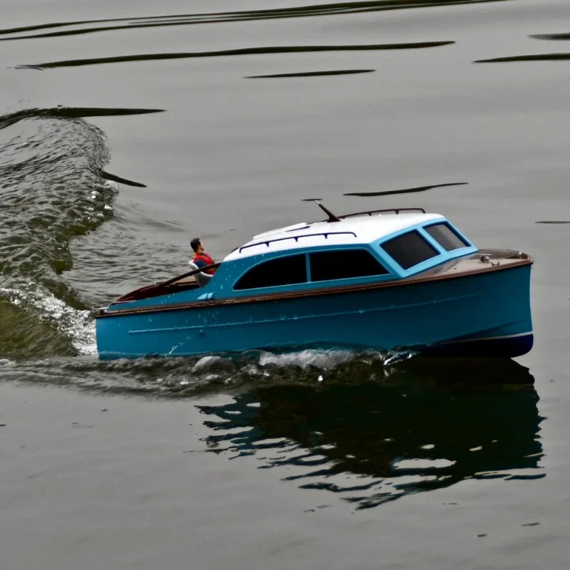 Modèle de bateau de Yacht RC Vintage, échelle 1/18, 23 pieds, modèle fini de haute qualité