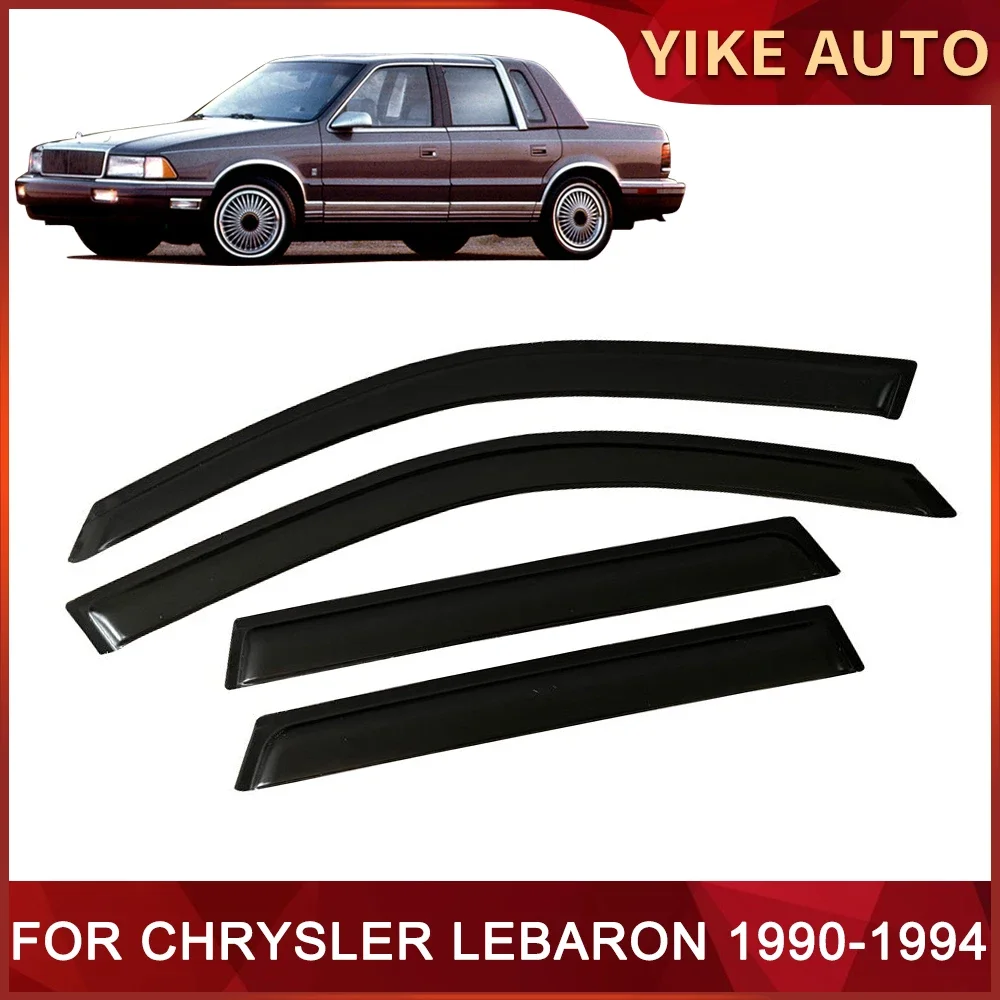 

Оконный козырек для CHRYSLER LEBARON 1990-1994 гг., дверной козырек с защитой от атмосферных воздействий, защита от дождя, дефлекторы боковых окон, автозапчасти