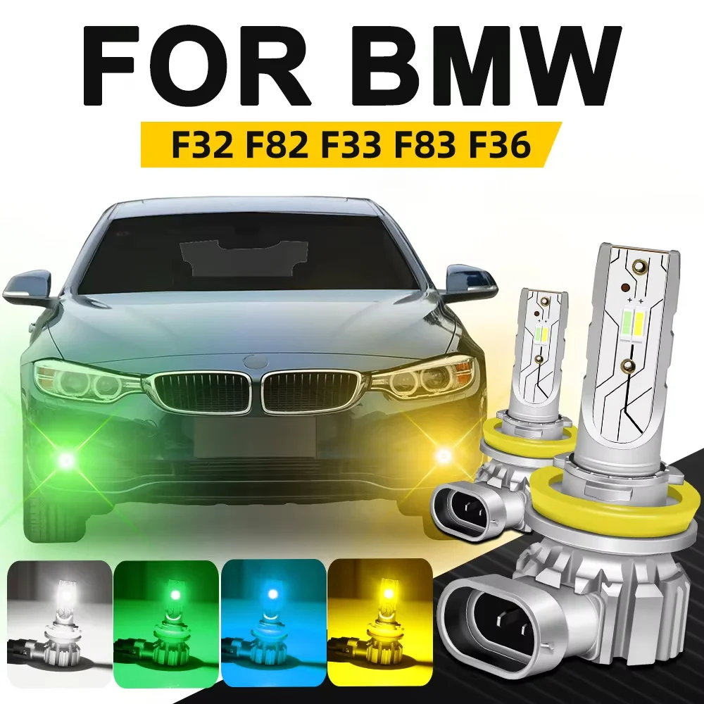 

Для BMW F33 F83 F32 F82 F36 двухцветный светодиодный противотуманный фонарь автомобиля передняя противотуманная фара лампа 4 серии Convertible Gran Coupe 420i 420d 435i 435d