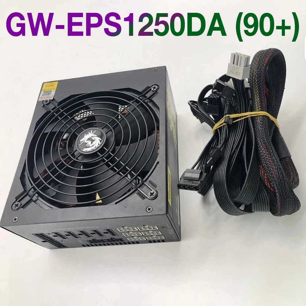 1250W For Mining Power Supply for Great Wall GW-EPS1250DA (90+) 24P 4P+4P 6P+2P 6*8P SATA*6