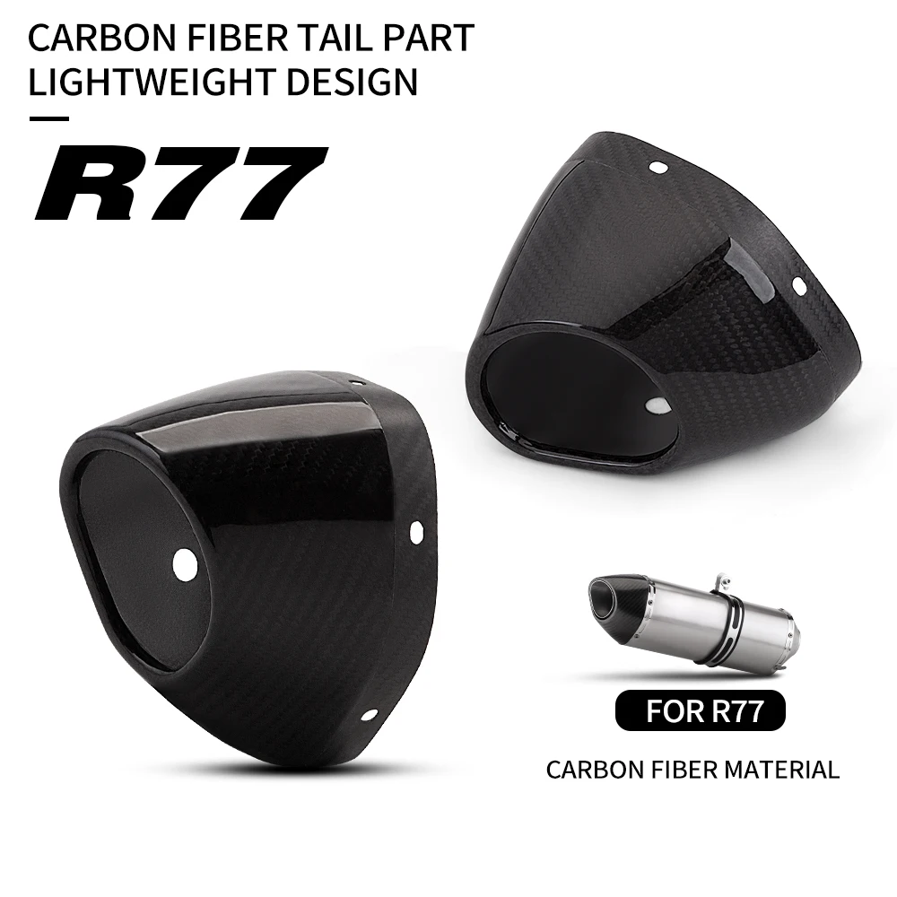 

Carbon Fiber Exhaust Cover Protector For R77 Alpha AK Muffler Carbon Tip