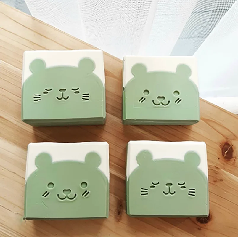 Lovely Cute Smiling Face Acrylic Soap Stamp Seal For Diy Soap Making Supplies Tools Handmade Crafts Can Be Customized Logo Seal