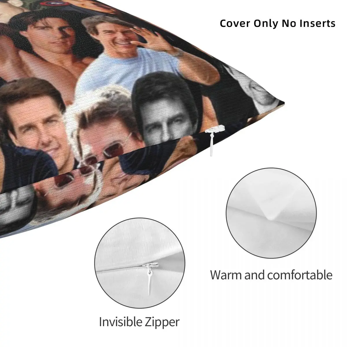 Tom Cruise Photo Collage A Pillow Case