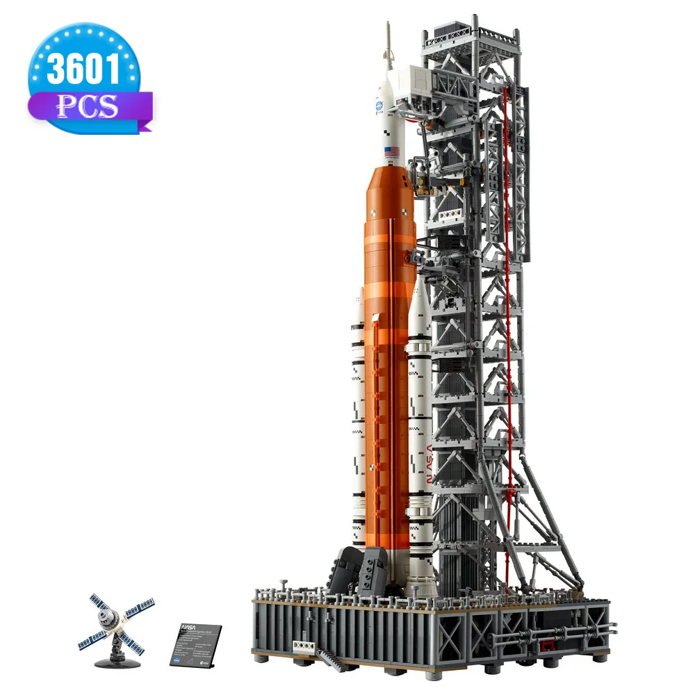 10341 Super Space Shuttle Building Blocks Set, Extra Large Size Height Spaceplane, Expedition Collectible Shuttlecraft