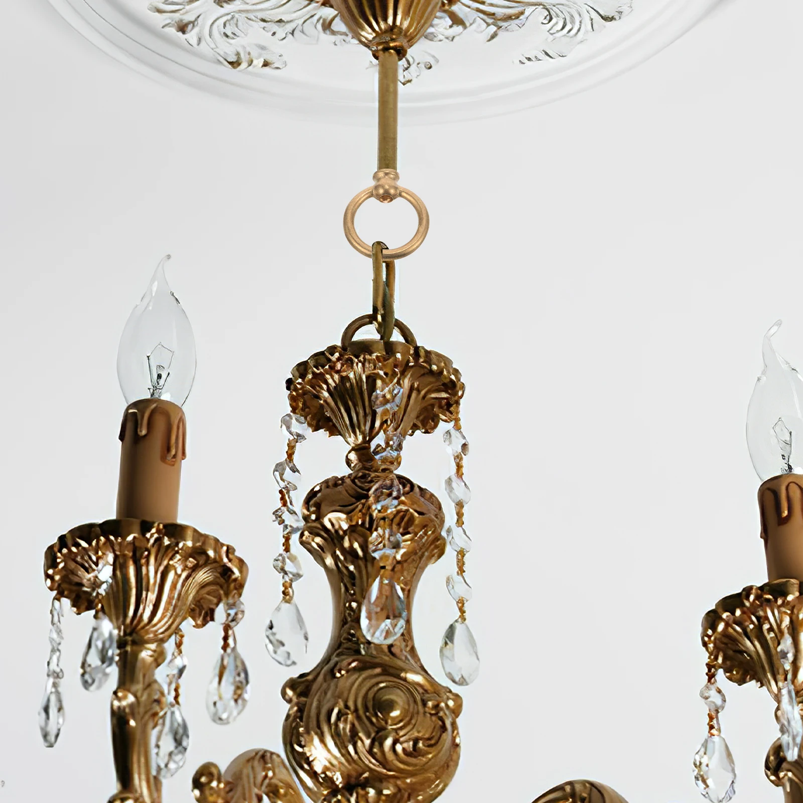 

Hooks for Hanging Pure Copper Ring Ceiling Light Fitting Parts Lamp Hardware Eye Nuts Internal Teeth Loop