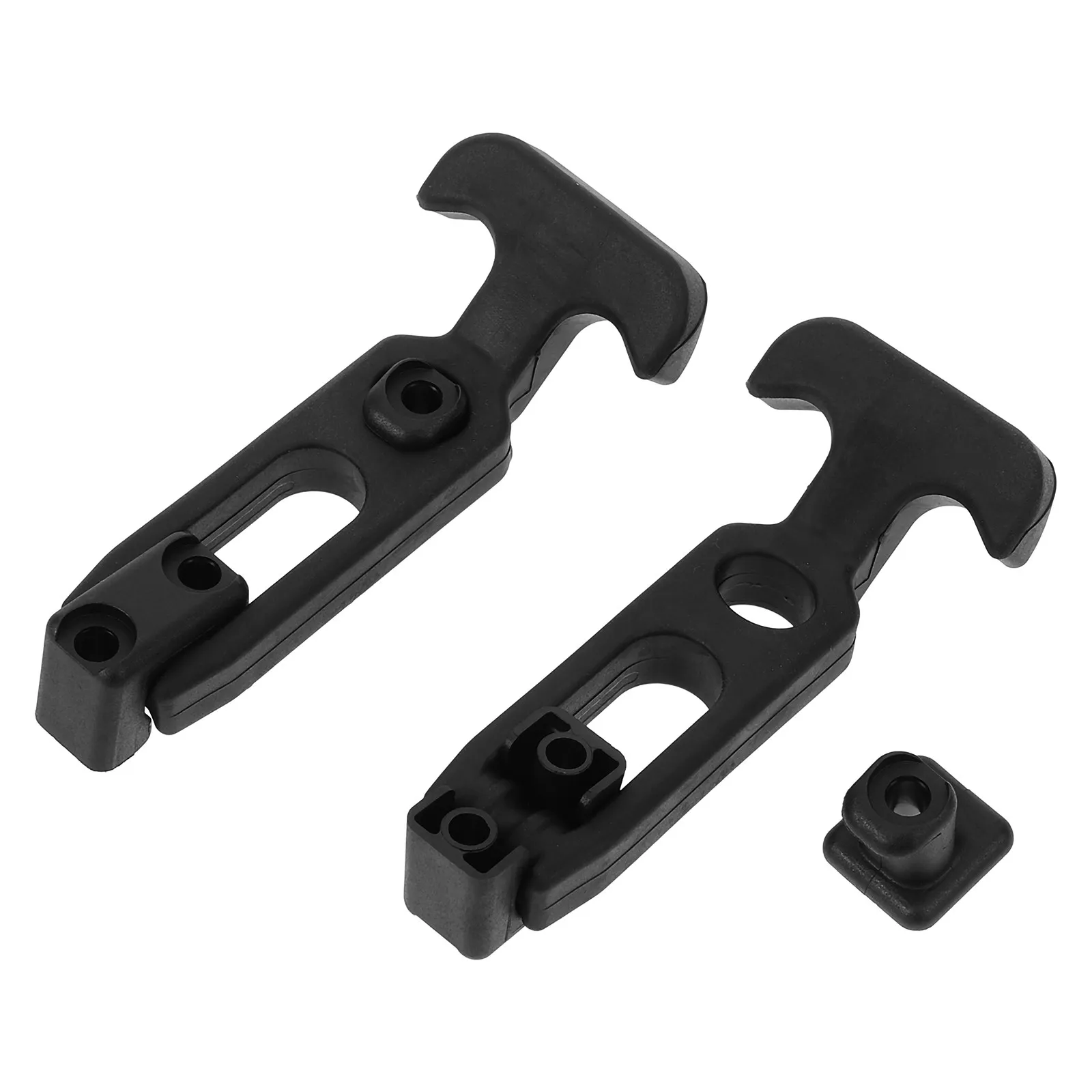 2Pcs Professional T-Handle Hasp Rubber-Metal Hybrid Latch with High Load Capacity Flexible Preload Vibration Dampening for Tool