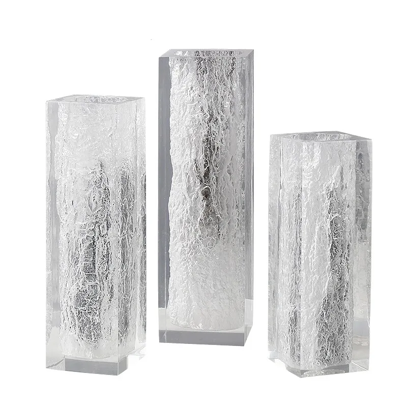 

Resin White Decorative Vases Modern Interior Particular Minimalist Vase Street Flower Vasos Decorativos Large and Tall Vase