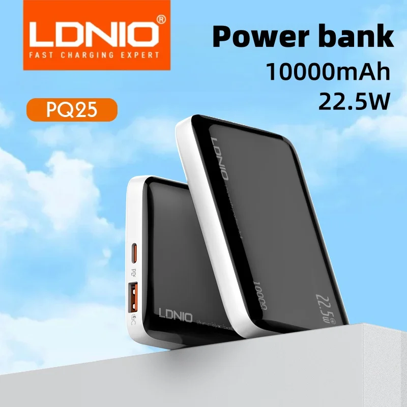 

LDNIO Portable Power Bank C-type External Battery Mobile Fast Charge For Iphone 15 Pro Max Smartphones Xiaomi Mini Power Banks