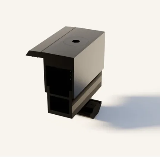 Solar Panel Mounting System Aluminum Alloy Easy Installation Commercial Rooftop High Wind Load