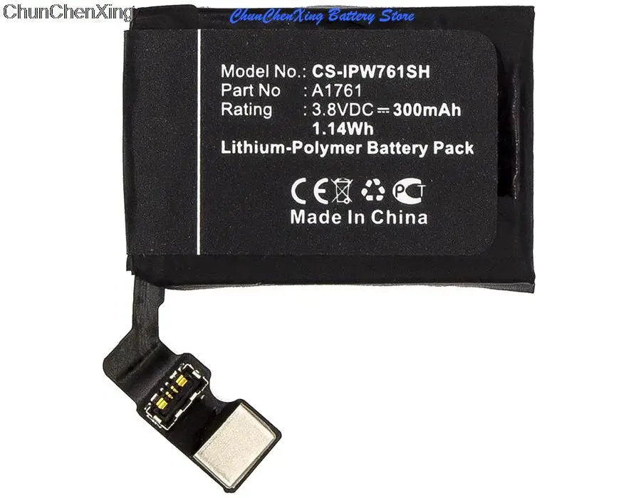 

Cameron Sino 300mAh Smartwatch Battery A1761 for Apple Watch 2 42mm