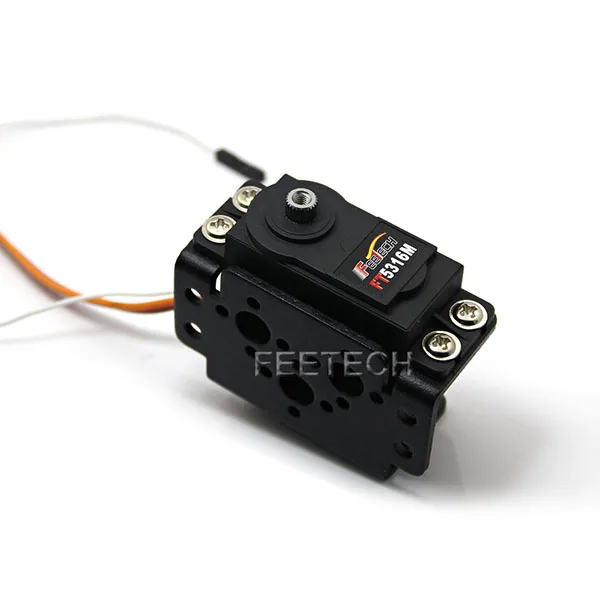 20 Buah Braket Servo Bentuk U Aluminium untuk Lengan dan Kaki Robot FK-US-003