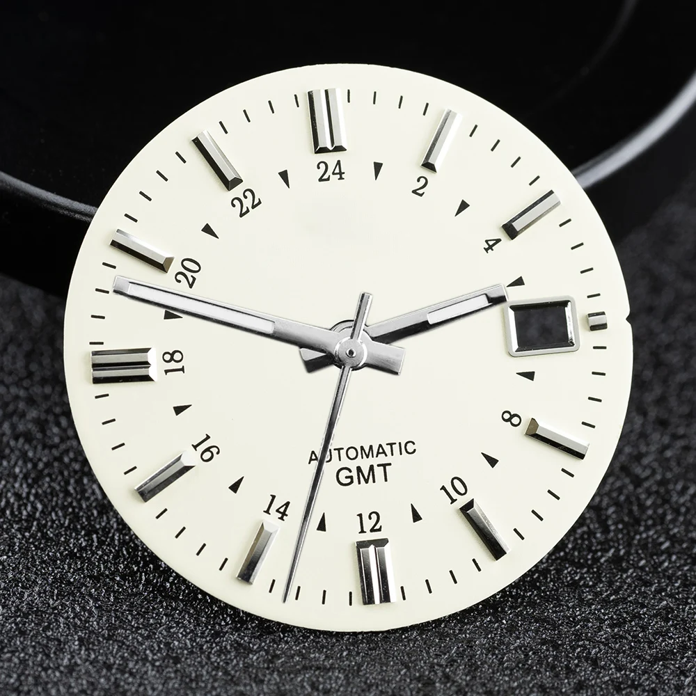 NH34 quadrante 31mm GS quadrante GMT lancette luminose per movimento NH35/34 quadranti modificati parti di ricambio per orologi