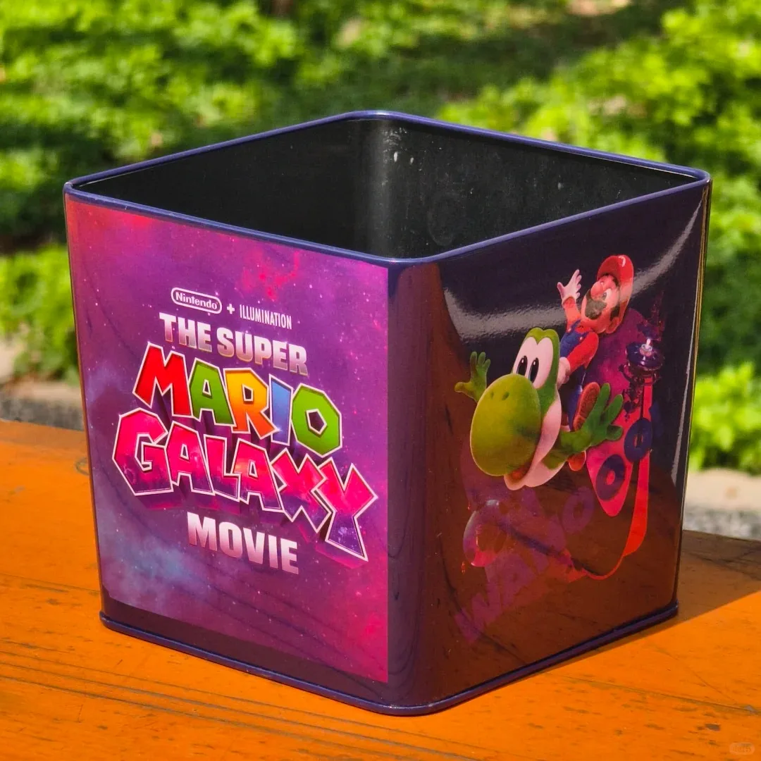 Official Nintendo Yoshi Popcorn Bucket The Super Mario Galaxy Movie Light Up Luma Style Multi Functional Drink Cup For  Fans view 5