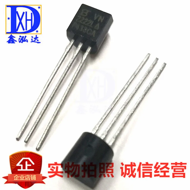 VN2222L جديد الأصلي الصمام الثلاثي MOSFETs 60 فولت 10 uds