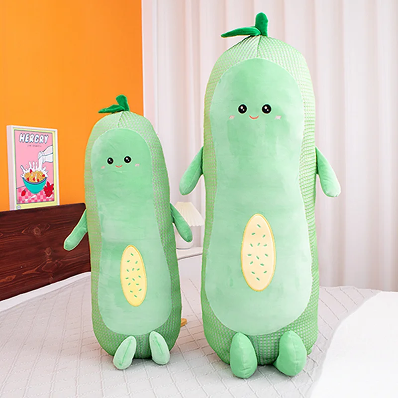 90/110/130cm Fresh green cool cantaloupe pillow for children's birthdays