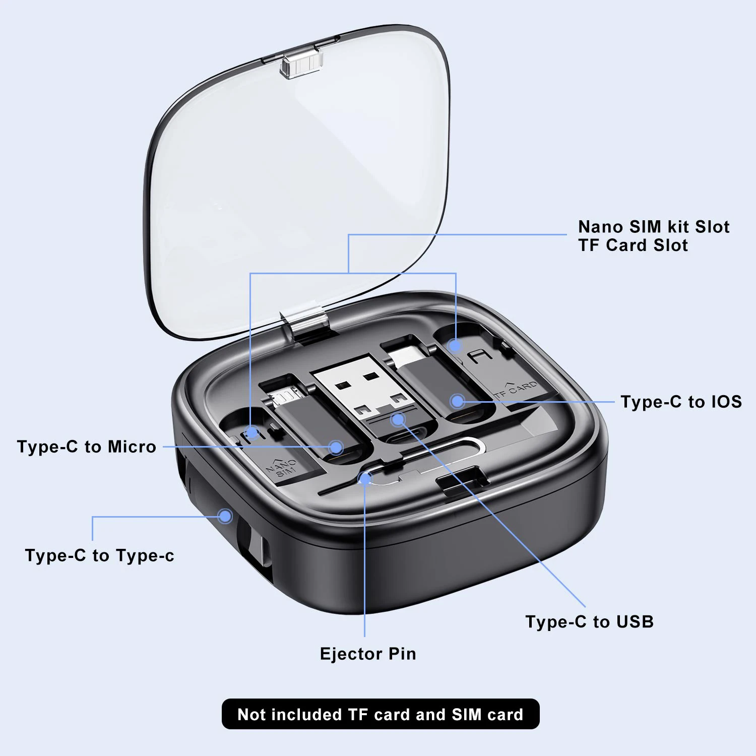 Multifunctional 60W Super Fast Charging Cable For iPhone Samsung Xiaomi Micro USB Type C Quick Charger Retractable Charger Cable