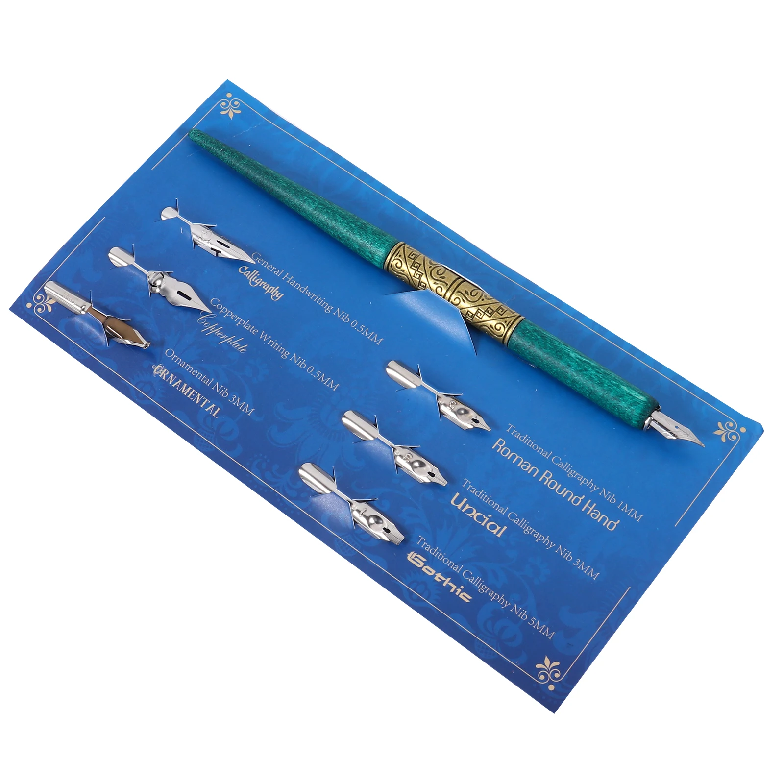 ชุดปากกาจุ่มหมึก 1 ชุด ด้ามไม้ ลายเส้นเรียบลื่น ปากกาสำหรับเขียนลายมือ ศิลปะ การเขียน การวาดภาพ ของขวัญ ปากกาสำหรับเขียนลายมือ