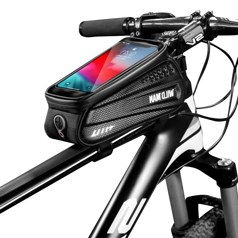 

Bicycle Handlebar Charter Head Touch Screen Mobile phone Mountain Bike Accessories Ride My Stuff Organizer Storage Bag