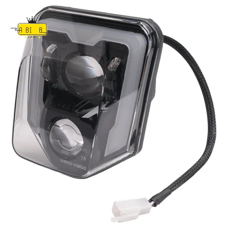 

ABIB -Motorcycle Headlight For 125 250 300 501 701 250I 300I FE250 FE350 Dirt Bike Enduro LED Light Head Light Lamp Pa