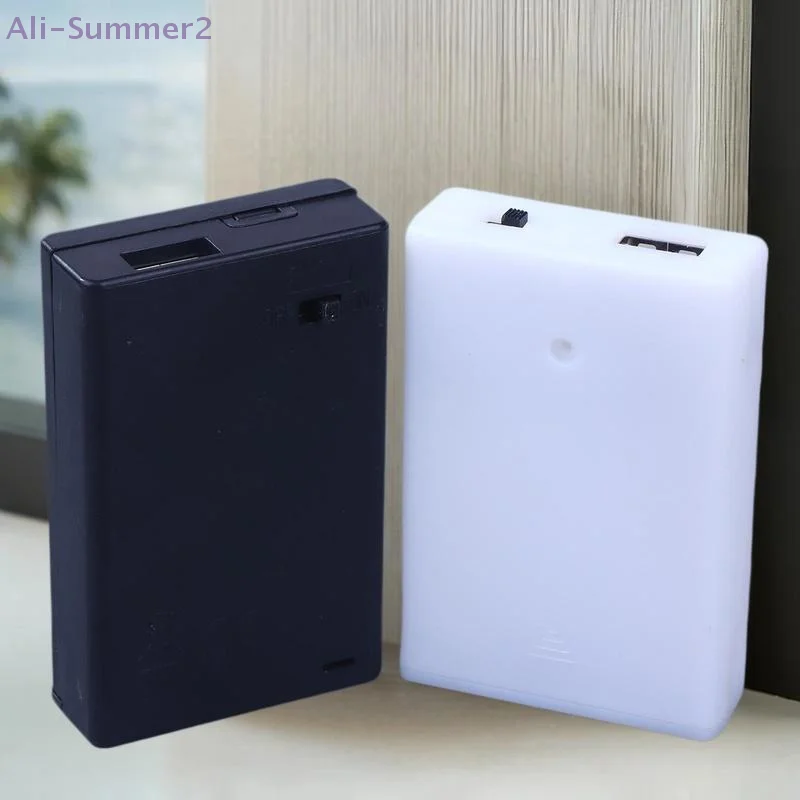 {MX} 3AA 4.5V AA Battery Case AA Battery Holder With Switch With USB/Line DIY Power Bank Accessories view 3